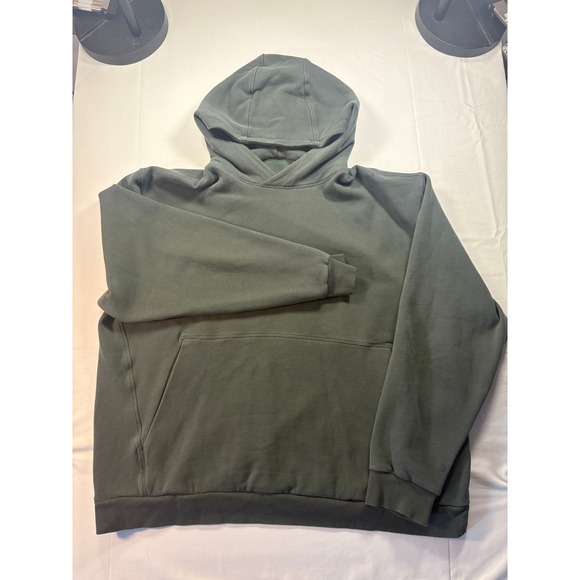 Lululemon Steady State Hoodie XXL Dark Forest Green Pullover Fleece Sweatshirt